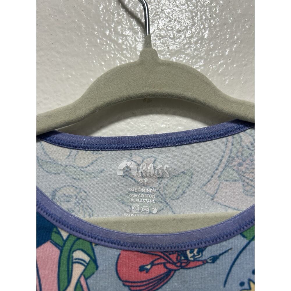 Rags To Raches Disney Princess Sleeping Beauty Aurora Jumpsuit Size 2T - Picture 3 of 4